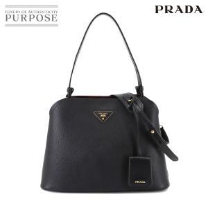 SAFFIANO（PRADA） （美品）プラダ PRADA 2way ハンドバック