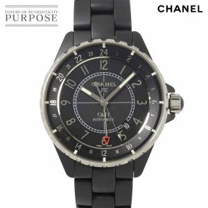 シャネル CHANEL J12 GMT 41mm H3101 メンズ 腕時計 デイト マットブラック セラミック オートマ 自動巻き ウォッチ 90301579