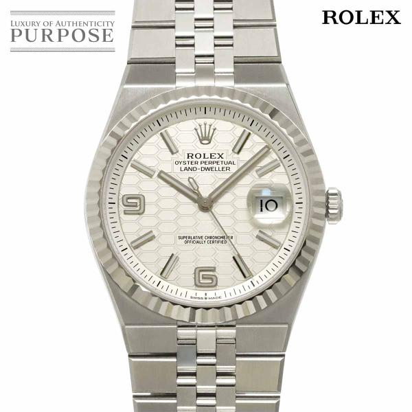 新品同様 ロレックス ROLEX ランドドゥエラー 40 コンビ 127334 ランダム メンズ 腕...