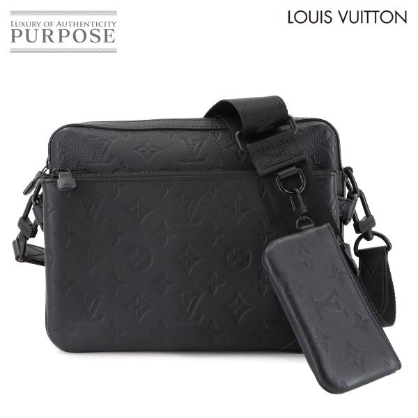 新品同様 ルイ ヴィトン LOUIS VUITTON モノグラム シャドウ トリオ メッセンジャー ...