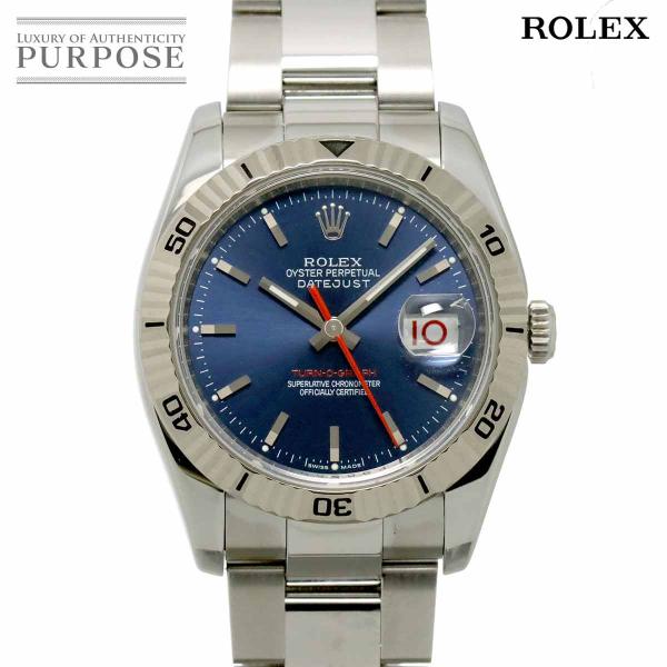 ロレックス ROLEX デイトジャスト ターノグラフ 116264 F番 ルーレット メンズ 腕時計...
