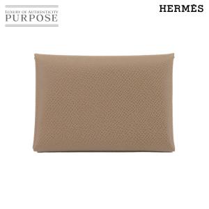 未使用 展示品 エルメス 小物 ポワソン カードケース 名刺入れ シェーブルミゾル ブルーネイビー レディース 90302067 【中古】ブランド HERMES（エルメス） 未使用 展示品 ポワソン カードケース 名刺入れ