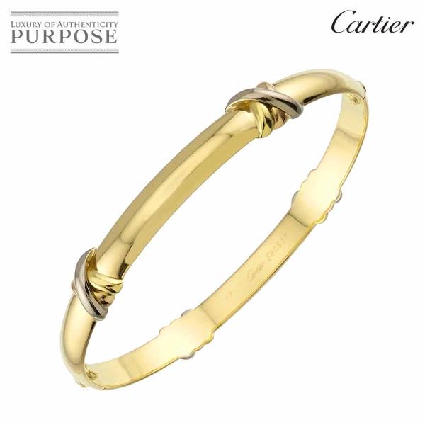 カルティエ Cartier スレッド ブレスレット #17 K18 YG WG PG 750 スリー...