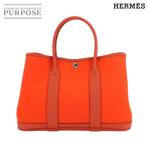 新品同様 エルメス HERMES ガーデンパーティ 30 TPM トート バッグ トワルオフィシェ ...