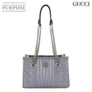 GUCCI（グッチ） ショルダーバッグ インターロッキングG レザー ブルー