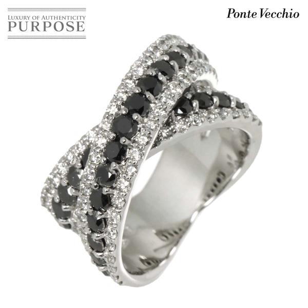ポンテヴェキオ Ponte Vecchio 12号 リング ブラックダイヤ 1.93ct ダイヤ 1...