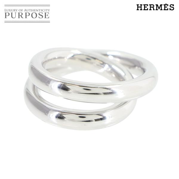 新品同様 エルメス HERMES ヴェルティージュ リング シルバー SV 925 51 10号 ア...