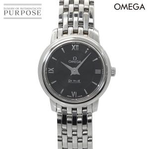 オメガ OMEGA デビル プレステージ 424 10 24 60 01 001 レディース 腕時計 ブラック クォーツ ウォッチ De Ville 90310507
