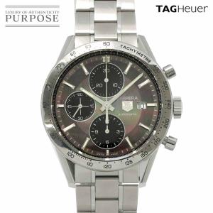 タグホイヤー TAG Heuer カレラ CV201P-0 クロノグラフ メンズ 腕時計 デイト ブラックシェル 自動巻き ウォッチ Carrera 90310978
