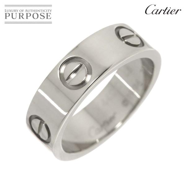 カルティエ Cartier ラブ クラシック #48 リング K18 WG ホワイトゴールド 750...