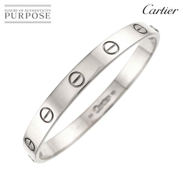 カルティエ Cartier ラブ ブレス #16 K18 WG ホワイトゴールド 750 ブレスレッ...