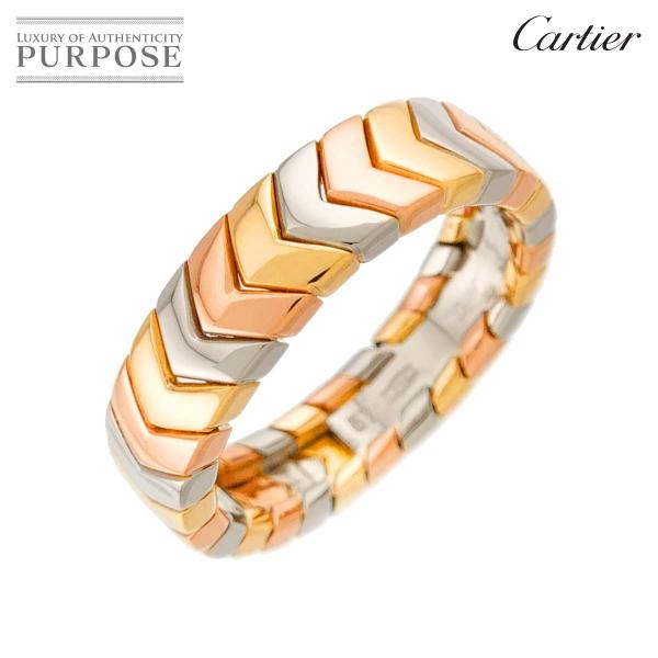 カルティエ Cartier #49 リング K18 YG WG PG スリーゴールド スリーカラー ...