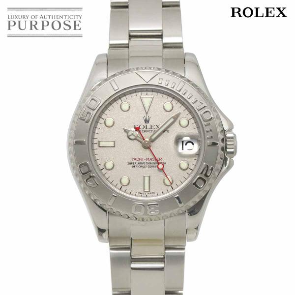 ロレックス ROLEX ヨットマスター ロレジウム 168622 A番 ボーイズ 腕時計 PT プラ...