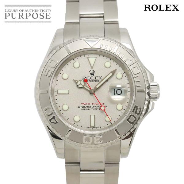 ロレックス ROLEX ヨットマスター ロレジウム 16622 D番 メンズ 腕時計 デイト PT ...