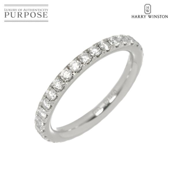 ハリーウィンストン HARRY WINSTON マイクロパヴェ ラージ 5号 リング フル ダイヤ ...