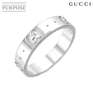グッチ GUCCI アイコン #9 リング K18 WG ホワイトゴールド 750 指輪 Icon Ring 90315707