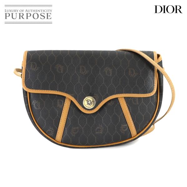 クリスチャン ディオール Christian Dior ハニカム ショルダー バッグ PVC レザー...