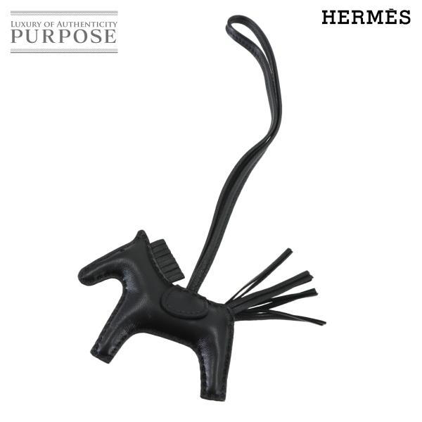 新品同様 エルメス HERMES ソーブラック ロデオ PM バッグチャーム アニョーミロ U刻印 ...
