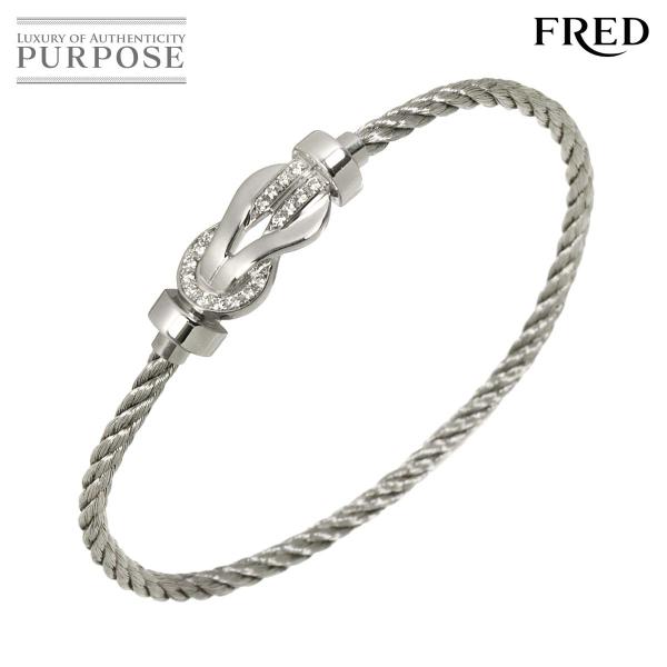 フレッド FRED シャンス アンフィニ ダイヤ ブレスレット #15 ミディアム MM K18 W...