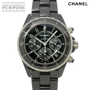 シャネル CHANEL J12 41mm クロノグラフ H0940 メンズ 腕時計 デイト ブラック セラミック オートマ 自動巻き ウォッチ 90318101