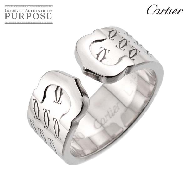 カルティエ Cartier C2 #51 リング K18 WG ホワイトゴールド 750 指輪 2C...