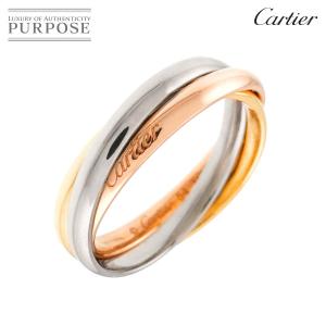 カルティエ Cartier トリニティ スモール SM #54 リング K18 YG WG PG 3連 スリーゴールド スリーカラー 750 指輪 Trinity Ring 90321828