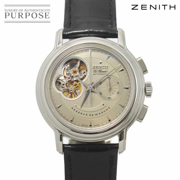 ゼニス ZENITH エルプリメロ クロノマスター T オープン 03 0240 4021 メンズ ...