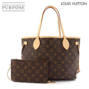 未使用 展示品 ルイ ヴィトン LOUIS VUITTON モノグラム ネヴァーフル PM トート バッグ ブラウン M46979 RFID Neverfull PM 90324593