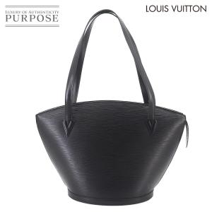 新品同様 ルイ ヴィトン LOUIS VUITTON エピ サンジャック ショッピング トート バッグ レザー ノワール ブラック M52262 90324953