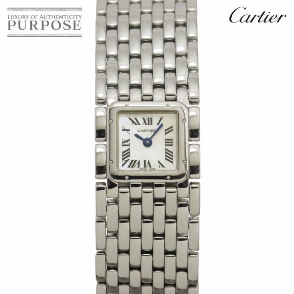 カルティエ Cartier パンテール リュバン W61001T9 レディース 腕時計 ホワイトシェ...