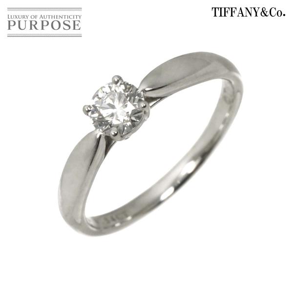 ティファニー TIFFANY&amp;Co. ハーモニー 9号 リング ダイヤ 0.34ct Pt プラチナ...