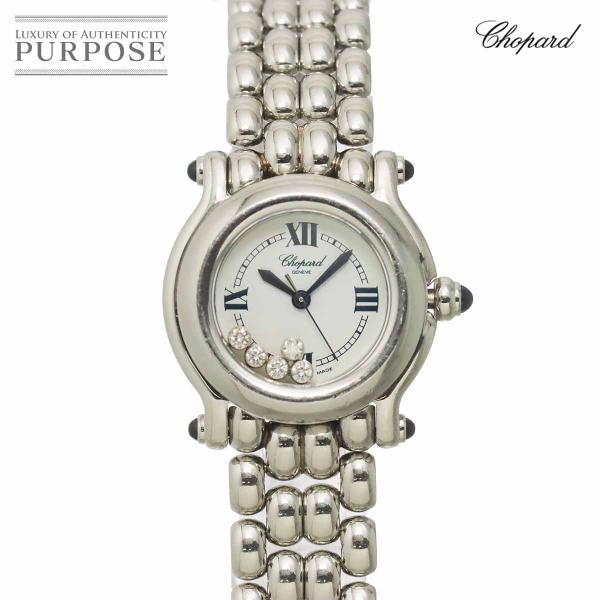 ショパール Chopard ハッピースポーツ 27/8250 23 レディース 腕時計 5P ダイヤ...