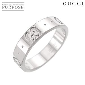 グッチ GUCCI アイコン #7 リング K18 WG ホワイトゴールド 750 指輪 Icon Ring 90326466