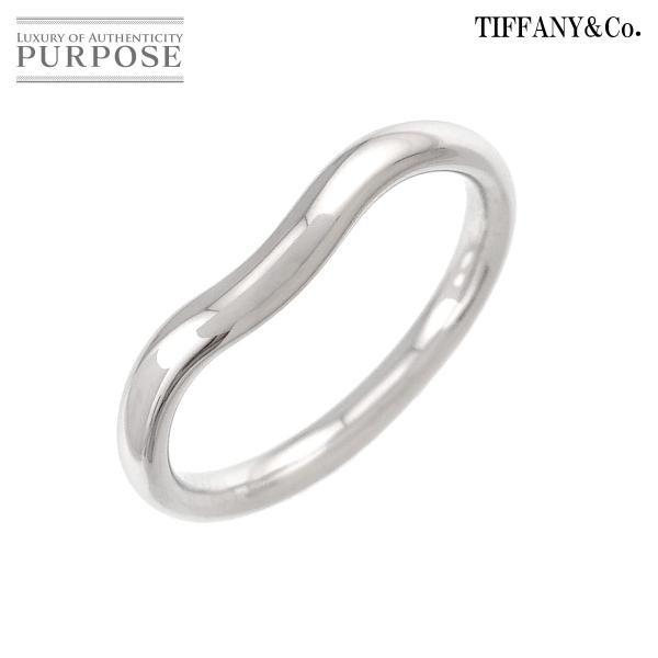 ティファニー TIFFANY&amp;Co. カーブド バンド 9号 リング Pt プラチナ 指輪 Curv...