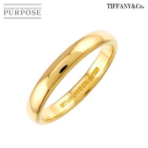 ティファニー TIFFANY&CO. フォーエバー バンド 13.5号 リング 幅3mm K18 YG イエローゴールド 750 指輪 Band Ring 90327519