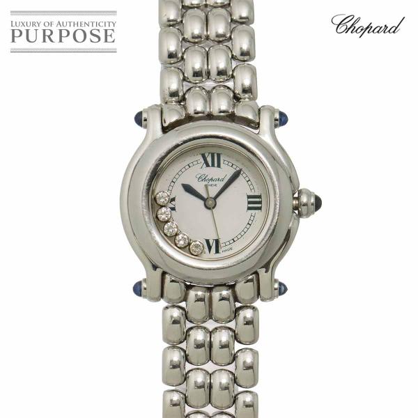 ショパール Chopard ハッピースポーツ 27/8250 23 レディース 腕時計 5P ダイヤ...