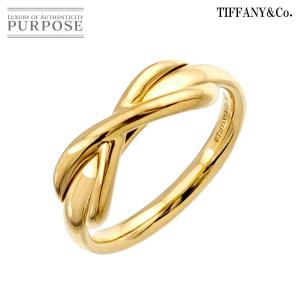 ティファニー TIFFANY&Co. インフィニティ 8号 リング K18 YG イエローゴールド 750 指輪 Infinity Ring 90328268