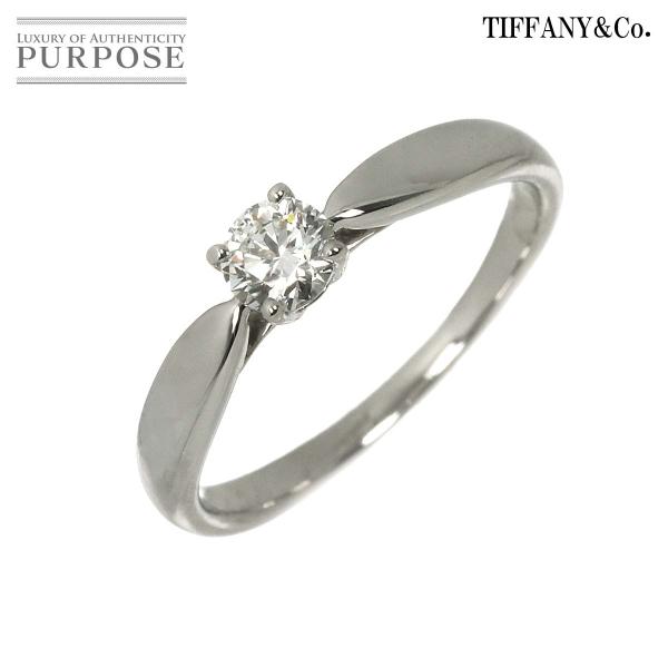 ティファニー TIFFANY&amp;Co. ハーモニー 9号 リング ダイヤ 0.24ct Pt プラチナ...