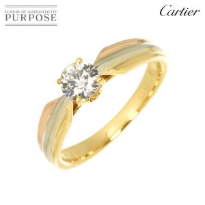 【美品】Cartier ミニラブリング K18 ゴールド 49号 Cartier（カルティエ） ミニラブ #49 リング K18 YG イエローゴールド
