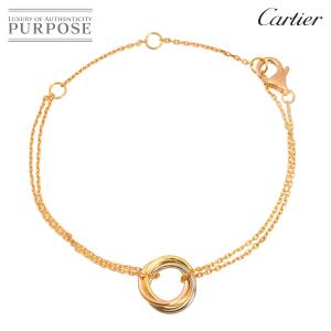 カルティエ Cartier トリニティ ブレスレット 15cm K18 YG WG PG 750 スリーゴールド スリーカラー Trinity【証明書付き】 90329790