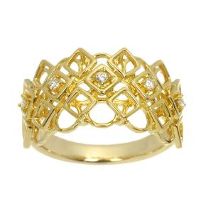 タサキ TASAKI 14号 リング ダイヤ ...の詳細画像1