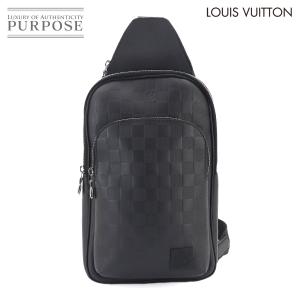 未使用 展示品 ルイ ヴィトン LOUIS VUITTON ダミエ アンフィニ アヴェニュー スリング バッグ ボディ バッグ ブラック N45303 90330862