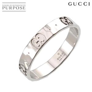 グッチ GUCCI アイコン #20 リング K18 WG ホワイトゴールド 750 指輪 Icon Ring 90331589