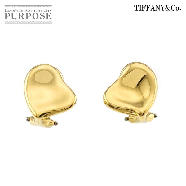 ティファニー TIFFANY&amp;Co. フルハート イヤリング K18 YG イエローゴールド 750...