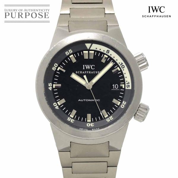IWC アクアタイマー IW354807 メンズ 腕時計 デイト ブラック 自動巻き インターナショ...