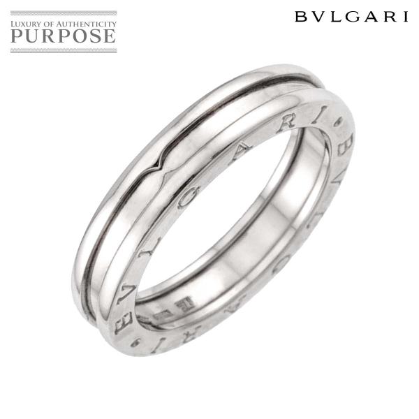 ブルガリ BVLGARI ビーゼロワン 1バンド #62 リング K18 WG ホワイトゴールド 7...