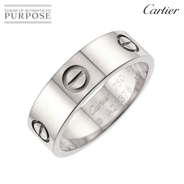 カルティエ Cartier ラブ #58 リング K18 WG ホワイトゴールド 750 指輪 Lo...