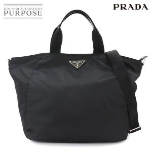 PRADA（プラダ） トートバッグ ナイロン ショルダーバッグ 黒 ブラック