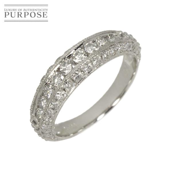リング 12号 ダイヤ 0.99ct Pt プラチナ 指輪 Diamond Ring 9033352...