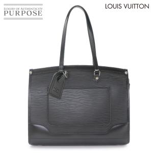 未使用 展示品 マドレーヌ GM ルイ ヴィトン LOUIS VUITTON エピ トート バッグ レザー ノワール ブラック M59342 シルバー 金具 90333833